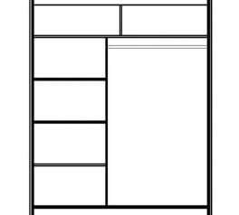 Шафа-купе Ілона 2/130