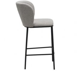 Стілець напівбарний B-300 Vetro Mebel білий пісок 95 см