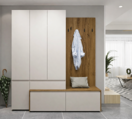 Модульний передпокій Ансі/Anci Дуб травіата/Кашемір Гербор