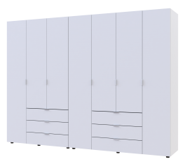 Шкаф Дорос Гелар белый 7 дверной 271,2 см