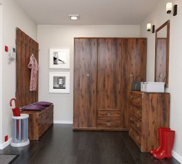 Модульная прихожая ВМК-Украина Монтана Дуб шуттер