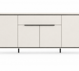 Комод KOM4D1S Хілс/Heels Кашемір/Чорний Гербор