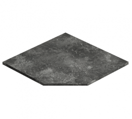 Стільниця кутова 28 мм Бетон чорний