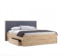 Ліжко 1.8х2.0 М'яка спинка з шухлядами без каркасу Реймонд