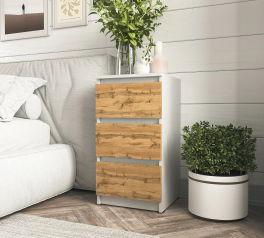 Тумба прикроватная белый/аппалачи Т216