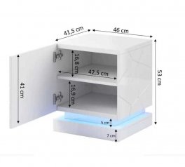 Тумба приліжкова 2 шт. Qiu