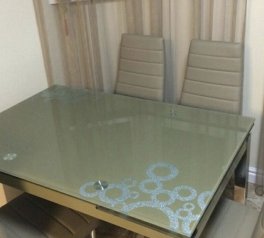 Cтол GD-017 Темный беж