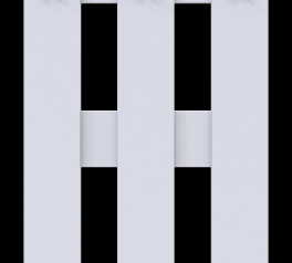 Вешалка для одежды белая Н1