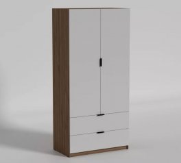 Шафа для одягу Matroluxe Junior / Джуніор 2 дверна з 2 шухлядами 100 см