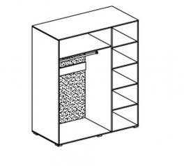 Шкаф 3ДЗ Світ Меблів Бьянко Графит 3 дверный графит 150 см