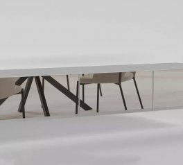 Антресоль Matroluxe Noir / Нуар 3 дверна