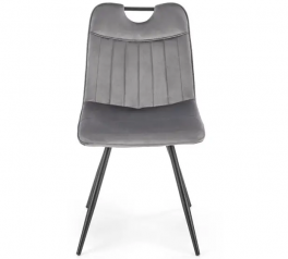 Стул K-521 серый/черный