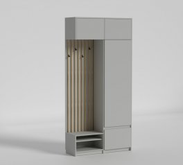 Прихожая Спейс №2 Matroluxe с вешалкой и шкафом
