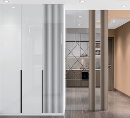 Шафа 3Д + антресоль 3Д Лайн Елегант