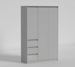 Шафа розпашна Matroluxe Bellini / Белліні 3 дверна з 3 шухлядами 140 см