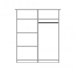 Модульная спальня Kim/Ким Світ меблів Венге тёмный / Венге светлый