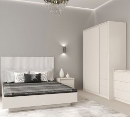 Спальня Monako/Монако Гербор №3 с кроватью 160 и шкафом 3D2S