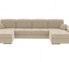 Угловой диван п-образный раскладной дельфин Вико мебель Денвер П2 353 см