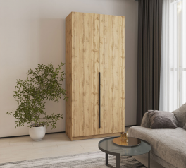 Шкаф Mebelstar Оскар двухдверный Дуб тахо 100 см