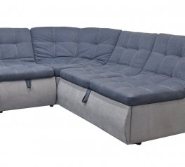 Угловой диван раскладной дельфин Вика Комфорт New 252 см