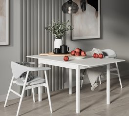 Стол-трансформер Lunch Белый бриллиант/Белый