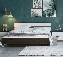 Модульная спальня Mariya/Мария Світ меблів Дуб Борас/Белое золото