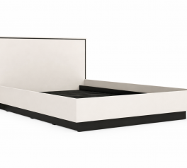 Ліжко LOZ160 Хілс/Heels Кашемір/Чорний Гербор