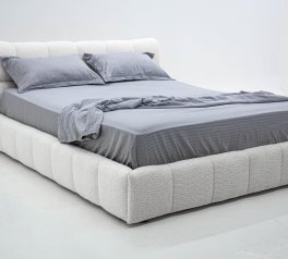 Кровать мягкая двуспальная Шик Галичина Айро 