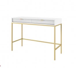 Стіл туалетний Білий/Золоті ніжки T104 Nova