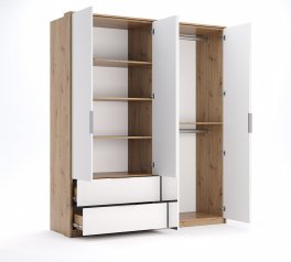 Шкаф4дв 2шх Миромарк Реймонд 4 дверный дуб артизан 183 см