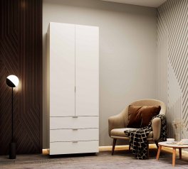 Шкаф Дорос Гелар двухдверный Белый 78 см