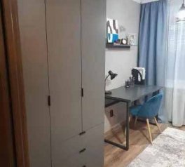 Шкаф 3Д Гелар Дорос 3 дверный графит 117 см