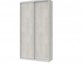 Шафа-купе Дорос Сіті Лайт біле дерево 2 дверна 120 см