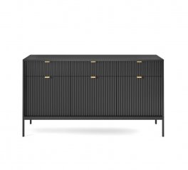 Комод Чорний/Чорні ніжки KSZ154 Nova