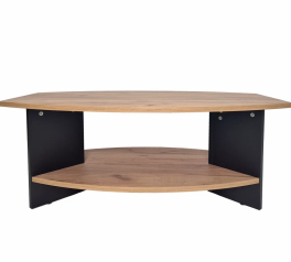 Журнальный стол T5 CD Интарсио Дуб Крафт Золотой/Черный 100 см