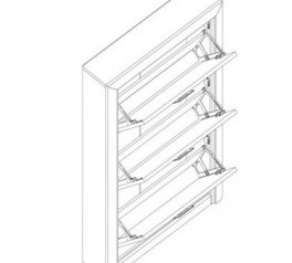Тумба для взуття BUT3D Коен ІІ