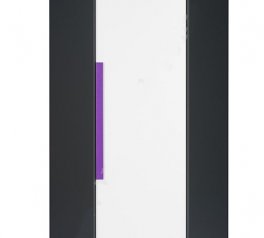 Шкаф угловой VMV Holding Алекс 1 дверный графит 51 см