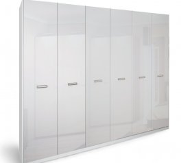 Шкаф 6Д Миромарк Белла 6 дверный белый 273 см