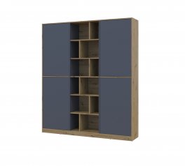 Шкаф Дорос Морган дуб сонома/графит 3 дверная 180 см