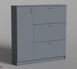 Тумба для обуви №1 Matroluxe на 3 ящика и 1 двери