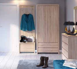 Модульная прихожая BRW Poland Kaspian / Каспиан Дуб сонома