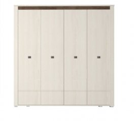 Шафа SZF4D2S Гербор Селена 4 дверна ясен сніжний 202 см