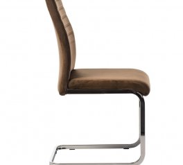 Стул S-120 коричневый велюр