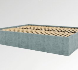 Ліжко м'яке Za House Furniture Азалія подіум з підйомним механізмом та нішею для білизни