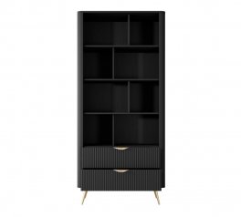 Стеллаж 2S Черный/Золотые ножки Lante