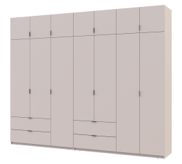 Шкаф для одежды Дорос Лукас кашемир 7 дверный 295 см