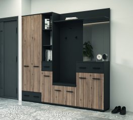 Модульная прихожая Амбре Мир Мебели