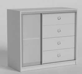 Комод купе 1 Matroluxe 4 шухляди та 1 двері