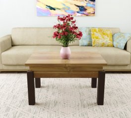 Стіл-трансформер B-Fly Art In Head Дуб Бароко бурштиновий/Венге