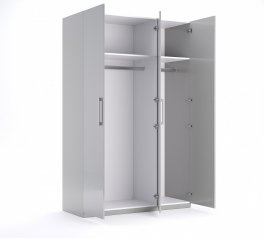 Шкаф 3дв Миромарк Меги 3 дверный шиншила серая 135 см